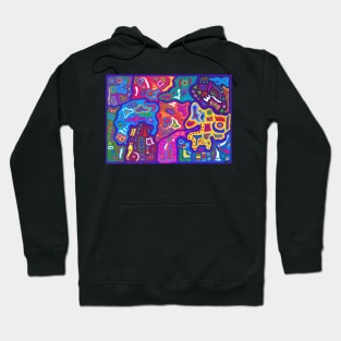 Colorful groove happiness Hoodie